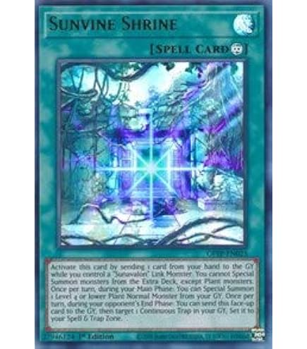 yugioh sunvine deck My Sunavalon Yugioh Deck Profile for April 2021