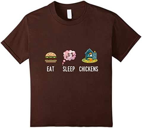Kids Thanksgiving Chickens T Shirt Farm Coup Chicks Rooster Eggs 12 Brown