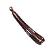 Parcelona French EDGY 4 Inch Celluloid Shell Ponytail Holder Banana Hair Clip