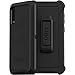 OtterBox Defender Case for Samsung Galaxy A50 & Belt Clip fits OtterBox & Tempered Glass Screen Protector - Black