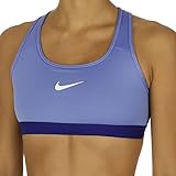Nike Women's Pro Classic Bra (Medium, CHALK BLUE/DEEP ROYAL BLUE/WHITE)
