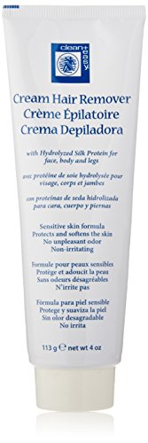 Clean + Easy Cream Hair Remover, 4 Ounce