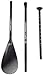 SUP Paddle - Carbon Fiber & Fiberglass Paddles - 3 Piece Adjustable Paddle Board Paddles - Carbon Fiber or Fiberglass Performance Blades with Lightweight Aluminum Shaft Stand-Up Paddles
