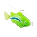 Enshey Robo Fish Toy Robotic Swimming Fish 4 pcs Battery Operated Electric Swimming Diving Floating Water Activated Clownfish Robotic Fish in Water Magical Electronic Toy Kids Children Gift