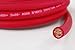 TEMCo 2 Gauge AWG 5 Ft Red Flexible Pure Copper Made in USA Welding Cable Battery Wire - Heavy Duty Solar, Inverter, Car, RV, Truck