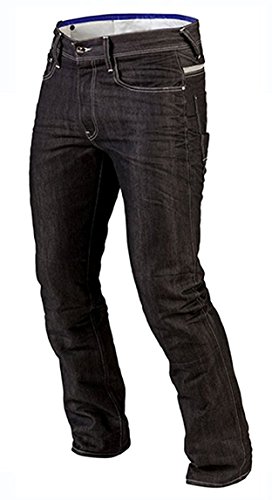 Juicy Trerdz Denim Motorbike Sports Jeans Aramid Protection Lining Black W34-L32