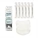 nügg Beauty Hydrating and Depuffing Eye Mask for Dry, Puffy Under-Eye Skin; Pack of 6 Single Use Eye Masks; Includes Pads to Apply over Gel Formula