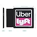 Rideshare LED Sign with Bright Lights | Wireless, Removable, USB Rechargeable Lithium Ion Battery | Light Logo Window Signs | Rideshare Drivers | Ride Share Accessories | Make Your Car Visible