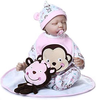 抱き人形 生まれ変わった赤ちゃん人形 55cmソフトシリコンリアルなピンキー生まれ変わった赤ちゃん眠っているベベ人形生まれ変わった人形タッチ かわいい赤ちゃん人形手根の髪愛らしい Gcamedia Com