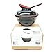 Happy Sales Set of Rice Miso Soup Bowl with Lid and Spoon Black & Red Color 10 oz