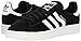 adidas Originals Men's Campus Sneakers, Black/White/Chalk White, (10.5 M US)
