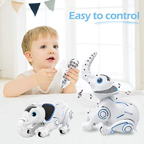 Remote Control Elephant Robot Toy for Kids RC Elephant Toys Gift