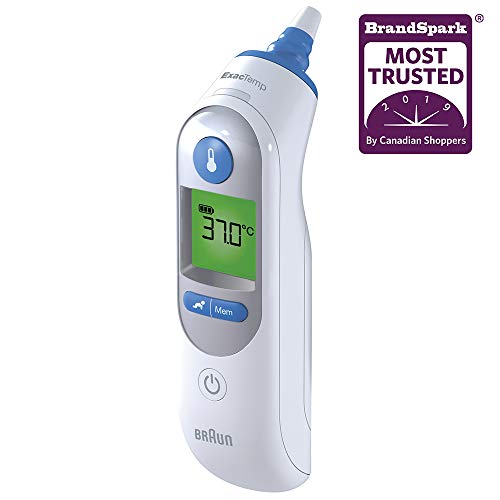 Braun IRT6520CA ThermoScan 7 Ear Thermometer with Age Precision for Infants, Children and Adults, 1 Brand Among Pediatricians and Moms