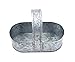 Creative Co-Op DE7384 Galvanized Tin Caddy with Holder Use it for a lot more Flower Arrangement