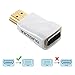VicTsing Gold-Plated HDMI to VGA Converter Adapter for PC, Laptop, DVD, Desktop and other HDMI Input Devices - White