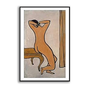 Framed Canvas Wall Art for Living Room, Bedroom Sexy Girls by Sanyu Canvas Prints for Modern Home Decoration Ready to Hang - 16"x24" inches