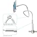 Flexible Mount Holder LINGCHEN Universal Adjustable Cell Phone Holder Tablet Bracket Flexible Long Arms Clip Clamp Mount Phone Stand for iPhone X iPhone 8 7 Plus iPad (120CM White)