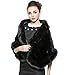 MISSYDRESS Faux Fur Shawl Cape Wrap Stoles for Wedding Bride Party Dress