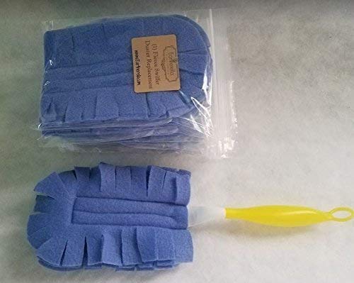 BLUE fleece Duster refill replacement, washable, reusable, eco-friendly