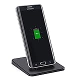 10W Fast Wireless Charger,Itian Qi Charging Stand A15C Suitable for Samsung S7 S7 Edge S6 Edge Plus Note5 in Portrait Mode,Not Suitable for Other Qi Phones(Quick Power Adapter Not Included)