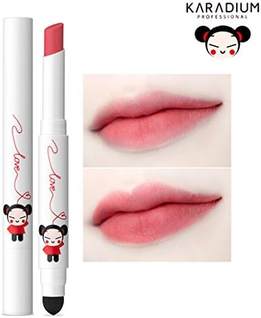 KARADIUM Pucca Love Edition Smudging Velvet Matte Long Lasting Lip Tint Stick 1.4G - 6 Colors (#05 Soft Rose)