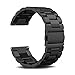 Infiland Fitbit Blaze Band, Stainless Steel Metal Replacement Strap Wrist Band for Fitbit Blaze Smart Fitness Watch - Black