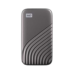 WD My Passport Portable SSD 1TB with NVMe Technology, USB-C, Read Speeds of up to 1050MB/s & Write Speeds of up to…