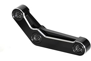 GOODELY -30mm Lowering Suspension Linkage ARM CNC Rear Lowering Link Rear Drop Link Compatible With MT07 MT-07 XSR700 XSR 700 FZ07 YZF-R7 ZYF R7 2014-2025 (Black)