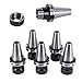 ShareProfit ER 32 Collet Set Collet Chuck Set CAT 40 Holder Spring Collet Set for CNC Engraving Machine Milling Lathe Set of 5