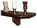 10 Place Wall Hanging Tap Handle Display, Dark Walnut
