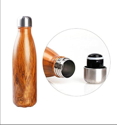 17 Oz (500 ml) | BPA Free | Double Walled Stainless Steel Water Bottle For Hot & Cold | Vacuum Insulated Travel Sports Water Bottle