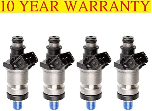 10 YEAR WARRANTY OEM HONDA 4x REFURBISHED FUEL INJECTORS FOR 1998-2002 HONDA ACCORD 2.3L, 1996-2001 Acura Integra 1.8L, 1996-2000 Honda Civic 1.6L, 1998 Honda CR-V 2.0L 1998 Honda Odyssey 2.3L
