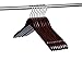 Amber Home Vintage Wood Shirt Hangers 10 Pack, Walunt Wooden Coat Hangers with Notches for Dress, Clothes Hangers for Jacket, Bridal (Retro, 10)