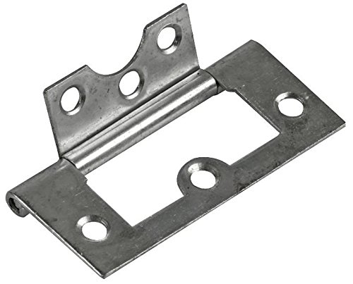 Duratool D02052 Flush Hinge Bright Zinc Plated 75mm 2 Pack โ image 1