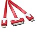 MYBAT 30PIN,8PIN,Micro 3-in-1 Red Noodle Charging Cable for APPLE The new iPad APPLE iPhone 4S/4 APPLE iPad 2 APPLE iPod touch (4th generation) APPLE iPad APPLE iPhone 3GS/3G APPLE iPod nano (5th generation) APPLE iPod touch (2nd generation) APPLE iPod classic APPLE iPod nano (4th generation) APPLE iPod nano (3rd generation) SAMSUNG M370 SAMSUNG R920 (GALAXY ATTAIN 4G) SAMSUNG I717 (Galaxy Note) SAMSUNG U380 (Brightside) SAMSUNG I847 (Rugby Smart) SAMSUNG R760 (Galaxy S II) SAMSUNG T769 (Galaxy
