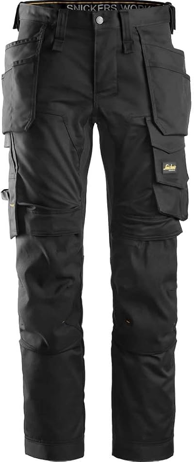 Snickers Workwear AllroundWork 6241 Stretch Work Pants Black Men's Size 38