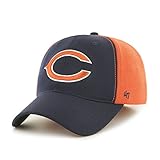 NFL Chicago Bears '47 Draft Day Closer Stretch Fit Hat, One Size, Navy