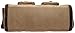 Iblue Oversized Leather Canvas Carry on Duffle Bag Large Tote Luggage Handbag 21.6 Inch #2858 (XL, khaki)