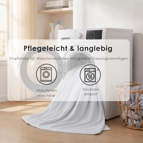 Soifox Cooling Blanket 150 x 200 cm - Summer Blanket with Q-Max > 0.45 Arc-Chill Cooling Fibre, Lightweight & Breathable Duvet Without Cover for Night Sweaters Double-Sided Cooling Blanket, Grey