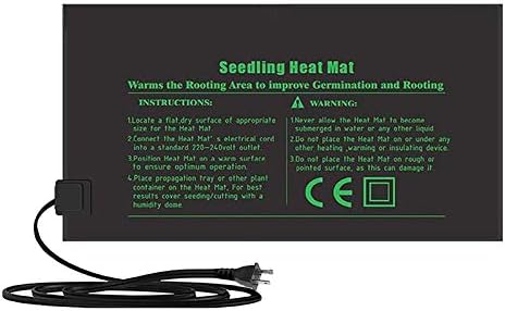 Chilbrisad 園芸発芽マット育苗器 植物温湿布 ヒーターマット植物加熱用 保育園の花と草の電気毛布 園芸用ヒーターマット 温床関連 育苗器 育苗マット 防水耐久性苗ヒートマット 室内栽培 温室種子花発芽繁殖用ウォームマッ ファクトリーアウトレット 110 2v植物温湿布