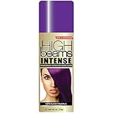 High Beams Intense Spray-On Hair Color –Punky Purple - 2.7 Oz - Add Temporary Color Highlight to Your Hair Instantly - Great 