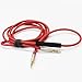 NEW NEOMUSICIA Audio Cable Compatible with JBL Synchros S300 S300I S500 S700 S400BT J56BT E40BT E50BT S400BT Headphone, Remote Volume Mic Compatible with iPhone Red