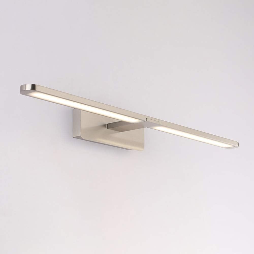LED Brushed Nickel Bathroom Mirror Front LightsWashroom Make