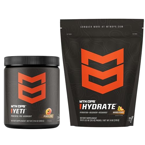 MTN OPS Yeti Peach Zing + Hydrate Mango Peach Bundle