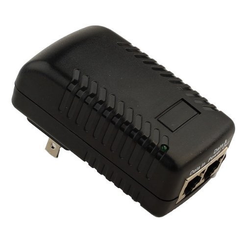 iCreatin Wall Autoranging switching 48V 0.5A POE Injector Power Supply for IP Phones,Security IP cameras and more.