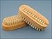 AnHua® 2PCS Hand Food Washing Fingernail Nail Brush Bristle & SPA Oil Massage Brush, Wood Handle & Natural Bristle Manicure Brush
