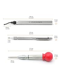 Herramienta de descarga de herramientas AFA con cuchilla + 10 cuchillas extra + carburo de tungsteno + punzón central automático