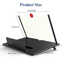 12" Screen Magnifier for Cell Phone -3D Magnifying