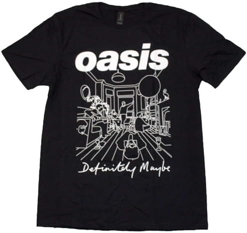 Amazon.com: Men's Oasis Definitely Maybe Illustration Colour T