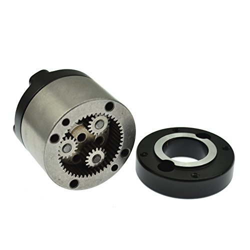 RCAIDONG Metal Gearbox 1:5 Planetary Gear Box for 1/10 RC Crawler D90 D110 RC4WD Truck Car